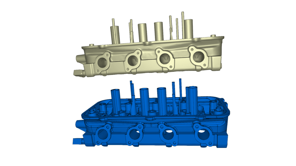 3d scan to cad Engine Block