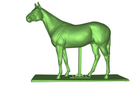 3D Scan Of Lifesize Horse Statue
