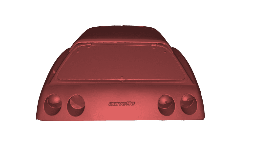 Greenwood Corvette Station wagon Back 3D Scan