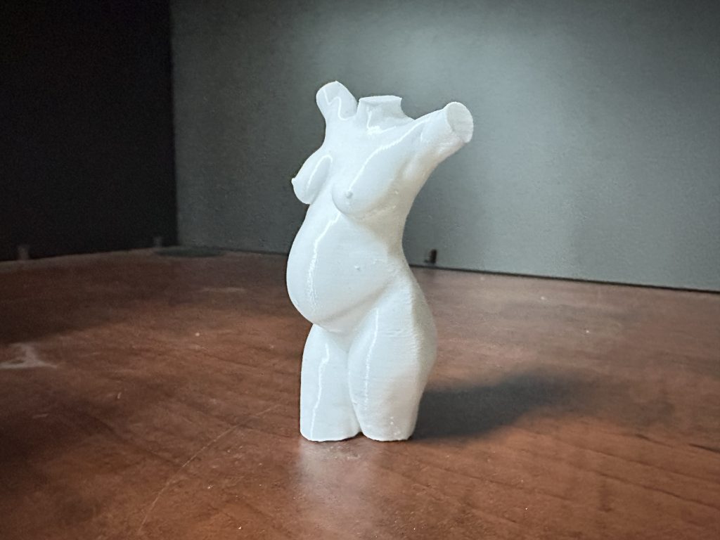 Pregnancy belly 3D print 1